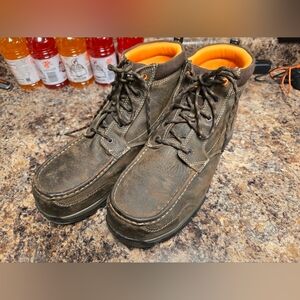 Men's Brown Leather Boots